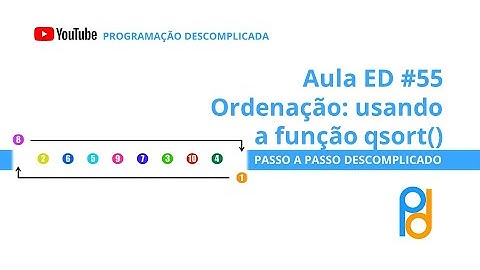 Estrutura de Dados em C | Aula 55 - Ordenação - Usando a função qsort()