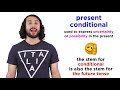 Present Conditional Tense in Italian