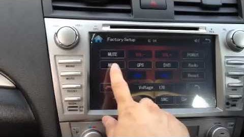 Steering wheel control set up