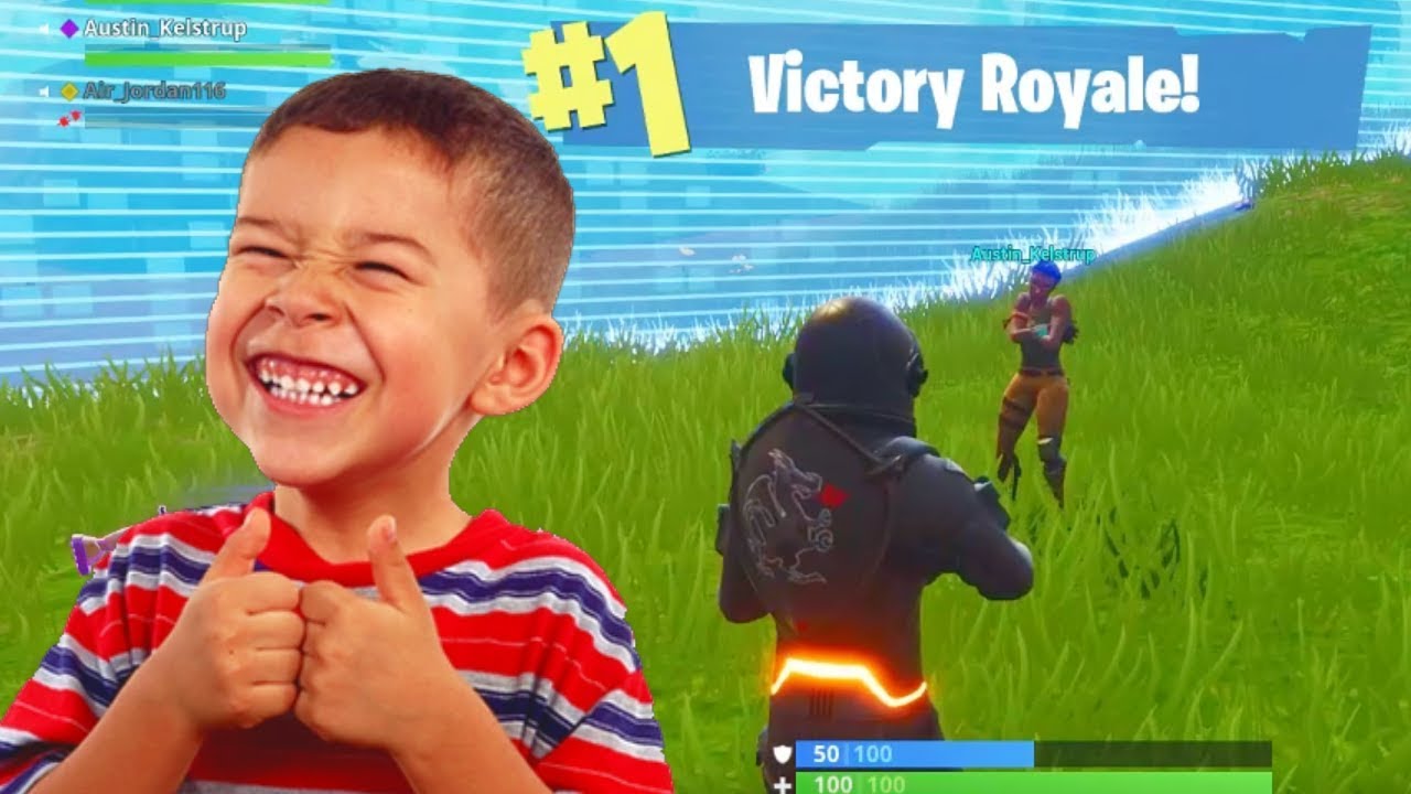 Helping Random Kid Get His First Win In Fortnite Battle Royale YouTube