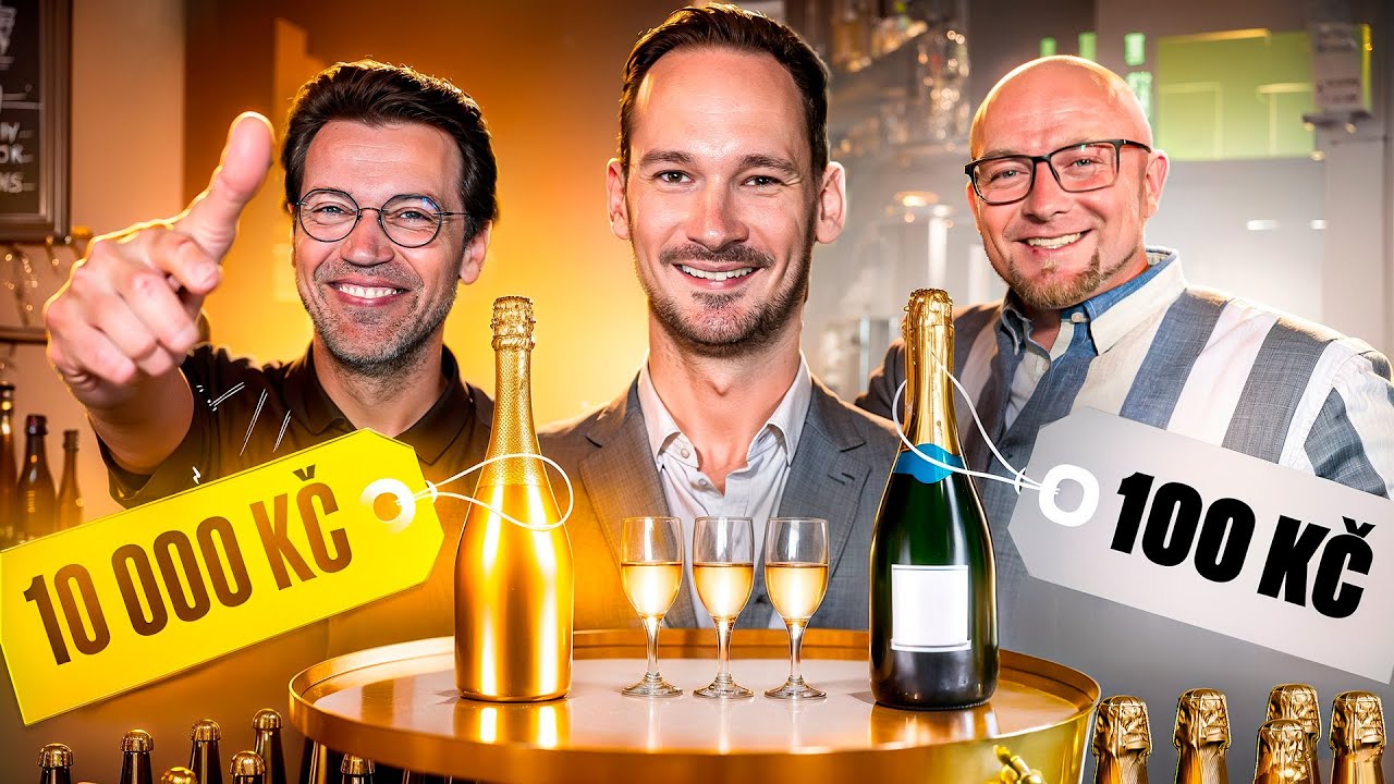 Pozná expert pravé ŠAMPAŇSKÉ od Bohemia Sektu? Šokující slepý test s Lukášem Hejlíkem!