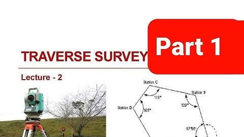 TRAVERSING SURVEYING METHOD URDU AND HINDI LANGUAGE PART 1
