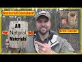 How to Bushcraft an All Natural Survival Container!