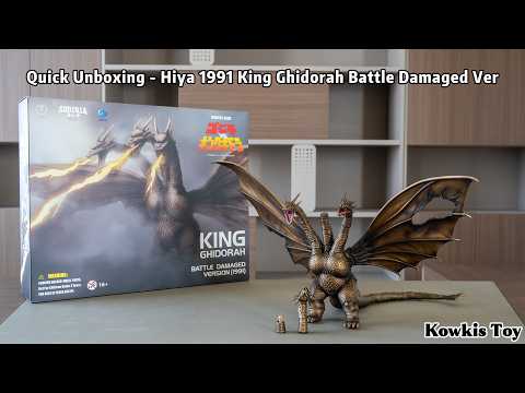 Normal or Battle Damaged? Hiya Latest 1991 King Ghidorah Unboxing #hiyatoys #ghidorah #monsterverse