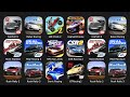 Asphalt 8, Rebel Racing, Hill Climb 2, Asphalt Xtreme, Most Wanted, Real Racing 3, NFS No Limits....