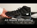 All BLACK EVERYTHING Jordan COLLECTION!!!