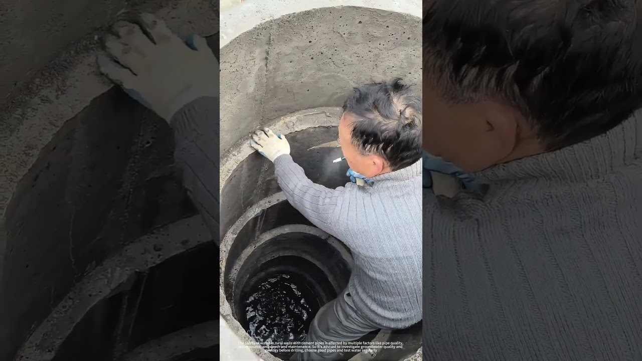 Using Cement Pipes For Drinking Water Well Safe Or Not !