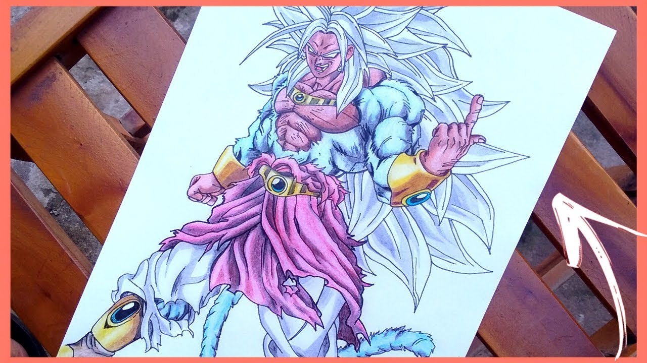 Como Desenhar o BROLY MODO FÚRIA, Dragon Ball Super: Broly