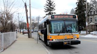 MBTA Bus: AN440LF [#0422] Route 94 at Boston Ave & High St