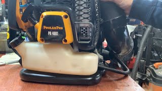 Leaf blower gas leak - check for this!