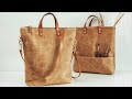 How to add lining to handbags  leather goods  diy leather tote