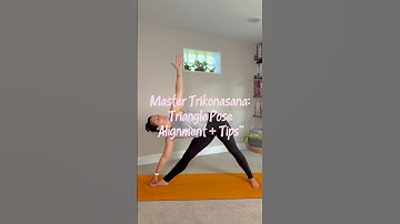 Why Triangle Pose Feels Wrong (and How to Fix It) #yogapostures #yogaworkout #mobility #motivation