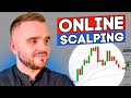 Live crypto scalping session  my orderflow strategy