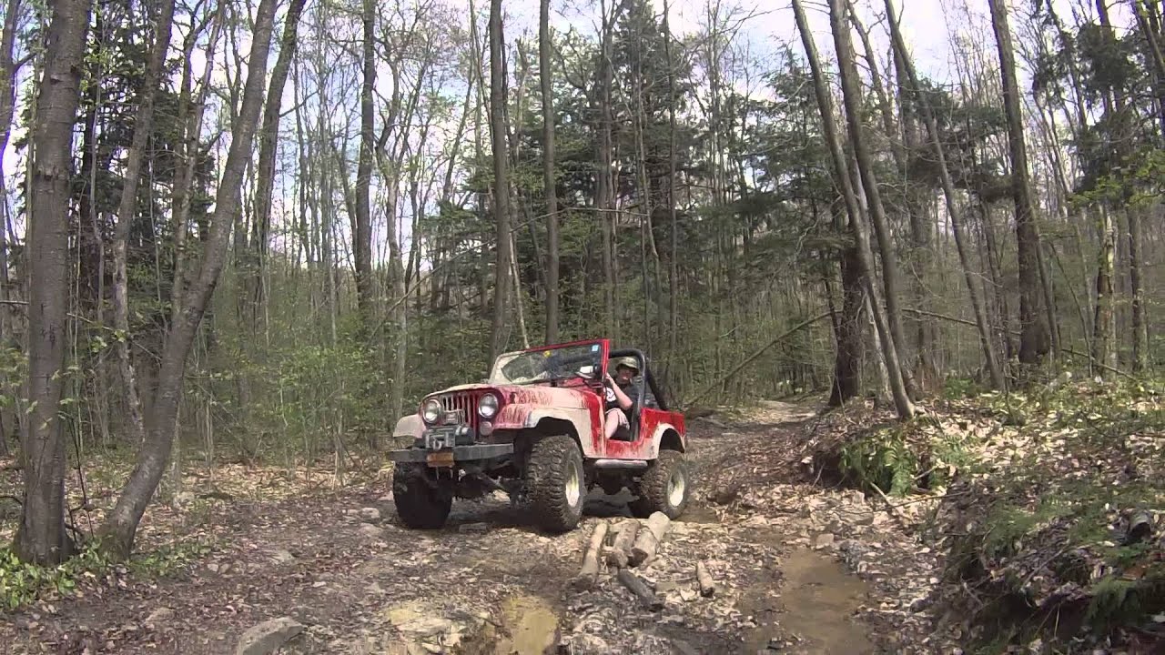Jeep CJ7 offroad "Ryan's Trail" YouTube