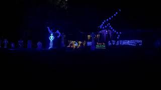 Halloween Light Show Oogie Boogies Song