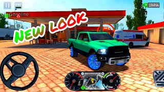 Modified pickup truck speed driving - Taxi sim 2022 evolution - New look for my vehicle screenshot 4