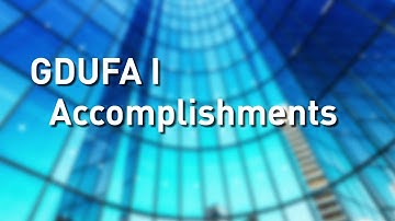 GDUFA I Accomplishments