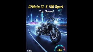 CFMoto CL-X 700 Sport Top Speed Testi! | Bu Naked Motor Kaç Görür? (Son Hız Denemesi) Pov 4K