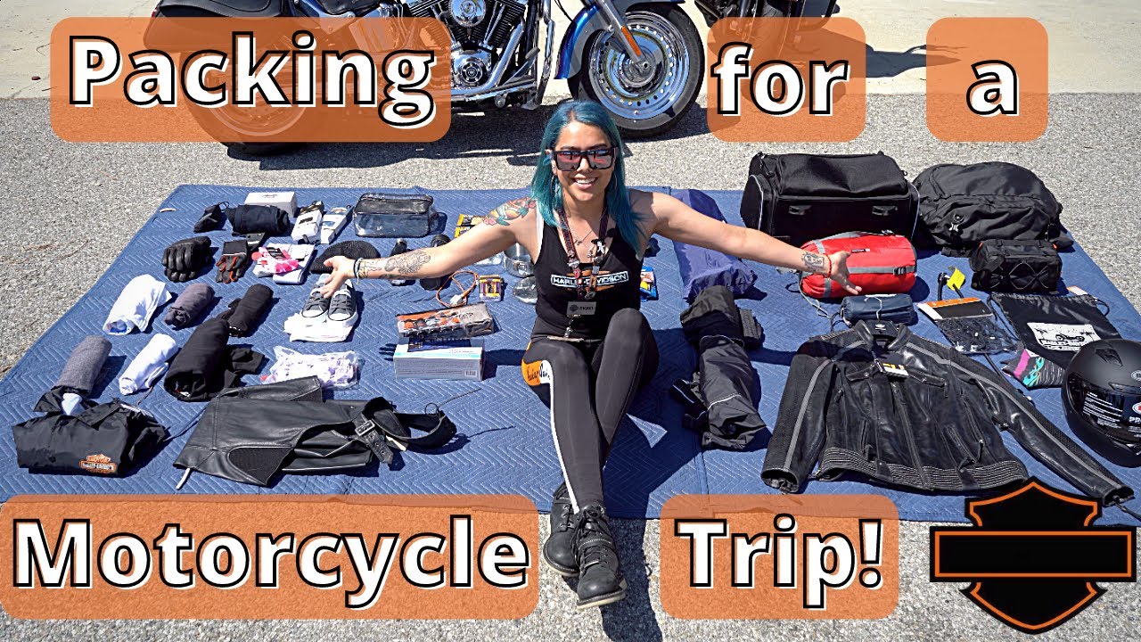 motorcycle trip what to pack