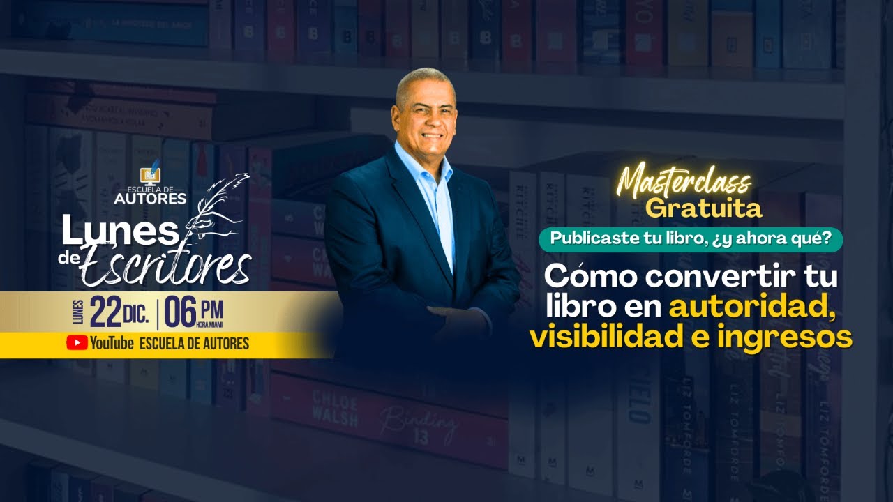 Cómo convertir tu libro en autoridad, visibilidad e ingresos 📱