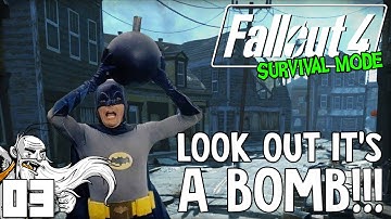 Fallout 4 Survival Mode Gameplay - "LOOK OUT IT