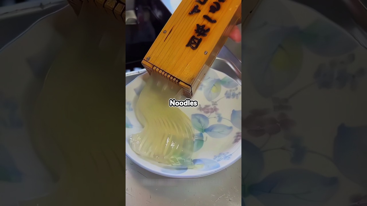 These Clear Noodles Are Pressed by Hand 😳