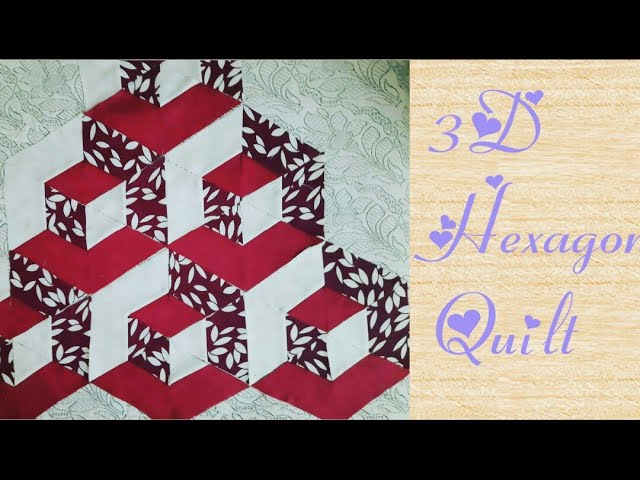 Free Unique Hexagon Star Quilt Pattern 