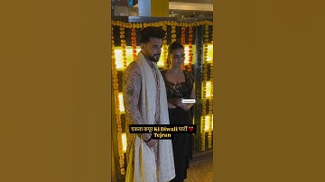 TejRan Spotted at Ekta Kapoor Diwali Party ❤️ #tejasswiprakash #karankundrra #tejran #viral #shorts