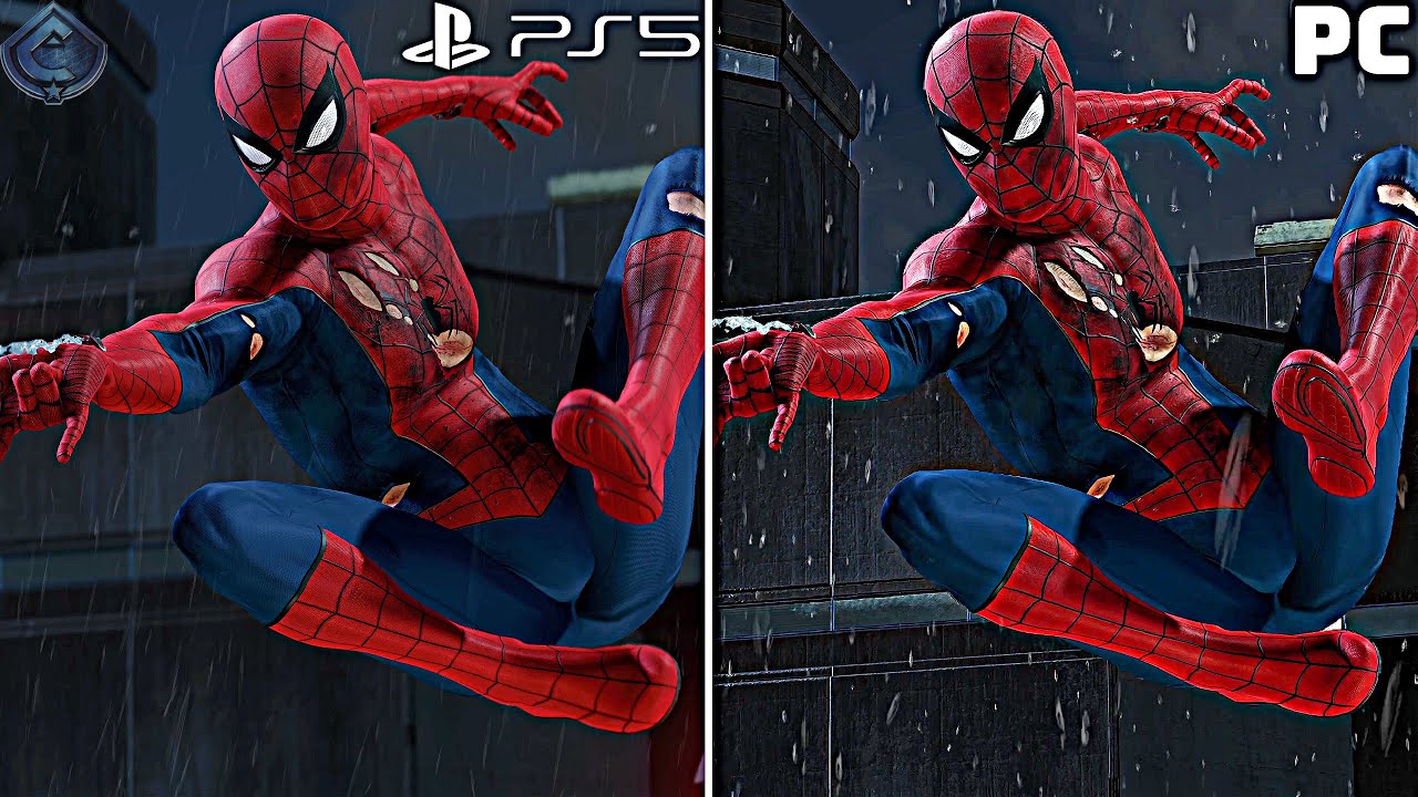 Marvel's Spider-Man Remastered para PC vs PS5 - Review de performance