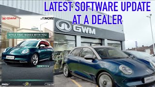 ORA 3 GWM Software update at Dealer. Funky Cat. IS IT BETTER Great Wall Motors 