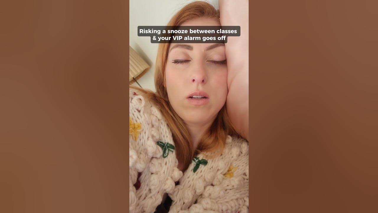 snooze alarm sounds