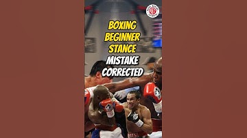 Common boxing beginner stance mistake corrected #boxingtips #boxing #boxingtutorial #learnboxing