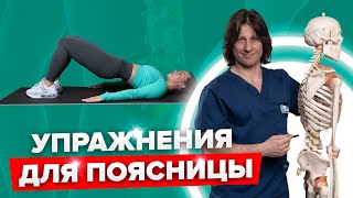 Как укрепить ПОЯСНИЦУ? Делаем вместе: 3 упражнения для укрепления мышц спины и поясницы