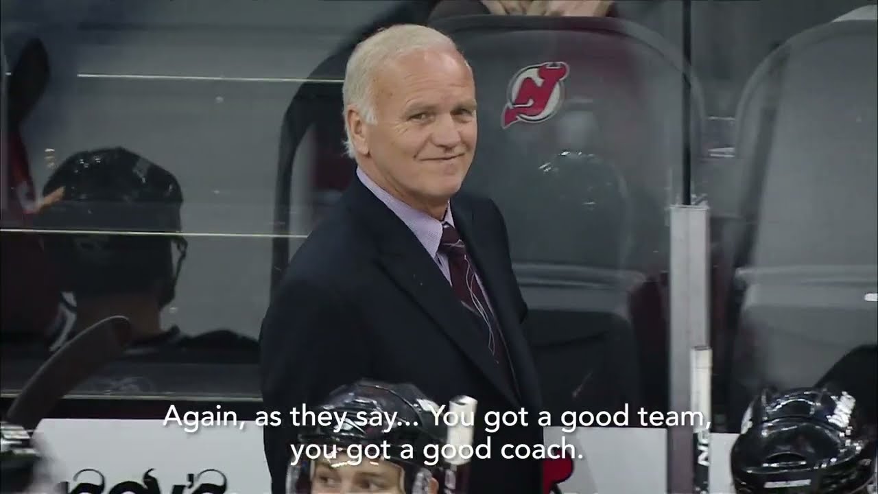 Brodeur and Brylin call Lemaire to inform him of his induction into the Devils Ring of Honor