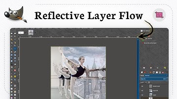 Een reflectie maken in GIMP (Smooth Duplicate)