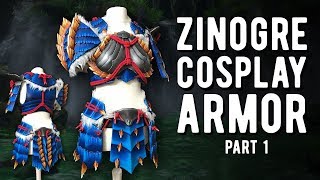 LED Zinogre Armor Part 1 - Monster Hunter