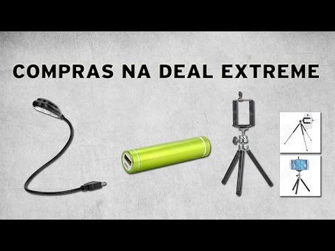 compras-na-dx---bateria-externa-/-mini-tripé-e-luminária-usb