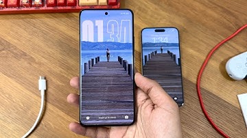 Xiaomi HyperOS vs Apple iOS 17 - Lock Screen Comparison
