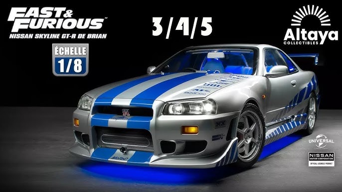 Construisez La Nissan Skyline GT-R de Fast & Furious 1/8 Altaya 1