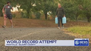 Maryville man attempts to break world record in honor of sister