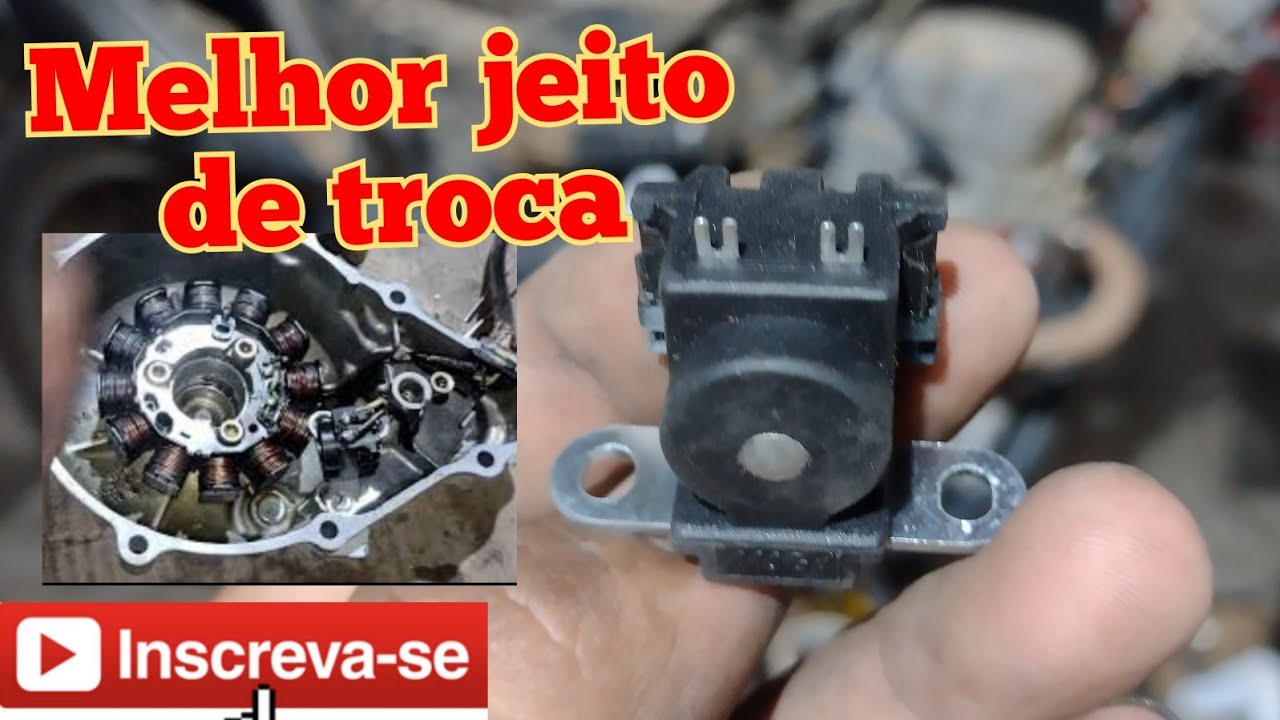 COMO TROCAR BOBINA DE PULSO DE MOTO INJETADA