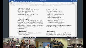 STRONG MATH 221 Syllabus - 1.1a