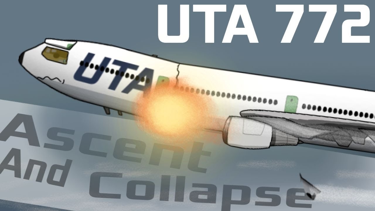 UTA Flight 772 crash animation Ascent And Collapse - YouTube