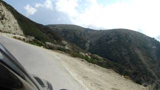 Myrtos beach road