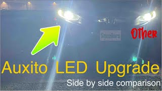 Auxito LED Upgrade | Side x Side Comparing | Auxito Wins! | Tested on 2016 Honda Civic
