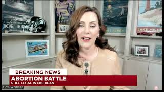 Full Gov. Whitmer, state officials react to overturning of Roe V. Wade Update