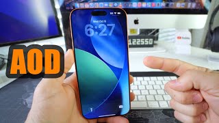 Как включить/отключить функцию Always On Display на iPhone 17 Pro Max