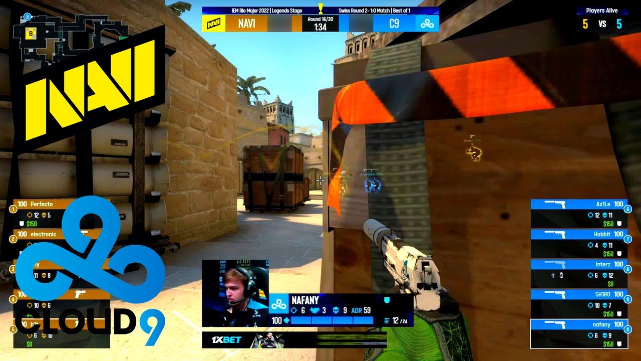 Natus Vincere vs Cloud9 | Highlights | IEM Rio Major 2022 - Legends Stage