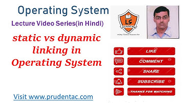 static vs dynamic linking in Operating System