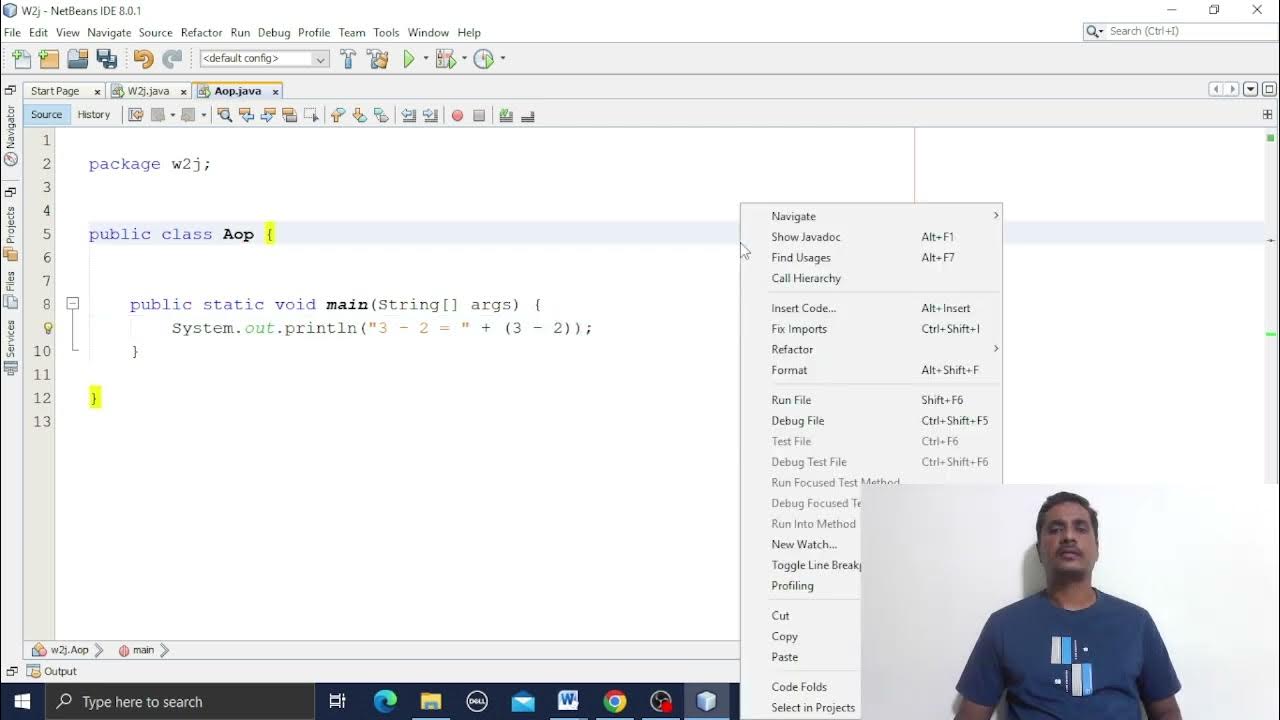Operators 3 Arithmetic Op JAVA Sub prog Ex - YouTube